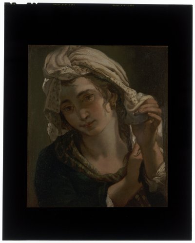 Retrato de Rosa Spisani, esposa del artista de Ubaldo Gandolfi