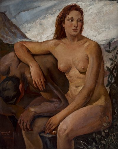 Adán y Eva, 1930 de Ubaldo Oppi