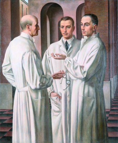 Los cirujanos, 1926 de Ubaldo Oppi