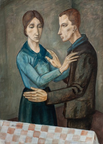 La pareja comprometida (La despedida) de Ubaldo Oppi