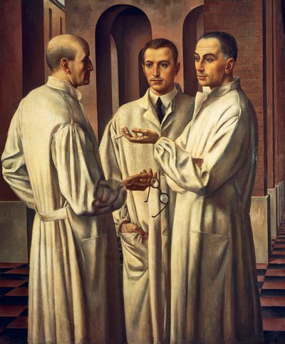 Los tres cirujanos de Ubaldo Oppi
