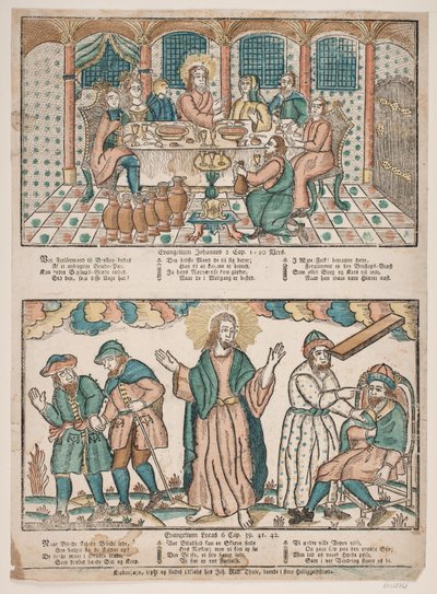 La boda en Caná y Cristo de Ubekendt
