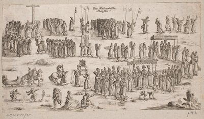Una procesión moscovita de Ubekendt
