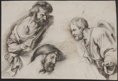 Estudios de figuras de Ubekendt