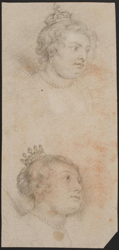 Estudios de figuras, de "La historia de María de Médici" de Ubekendt