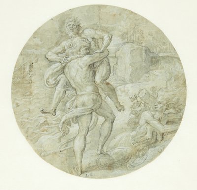 Hércules y Anteo de Ubekendt