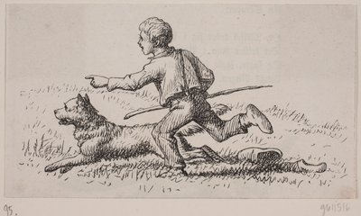 Ilustración para "Sr. Mikkel", poema de Christian Richardt de Ubekendt