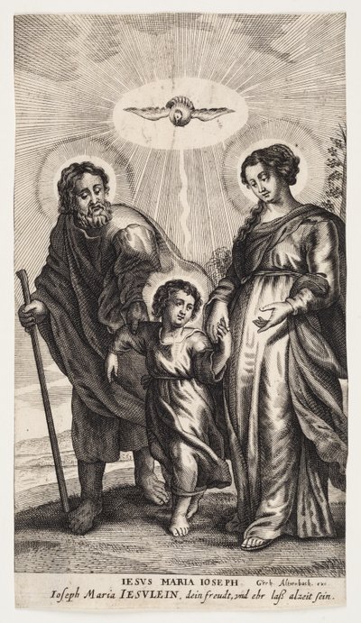 Jesús con María y José de Ubekendt