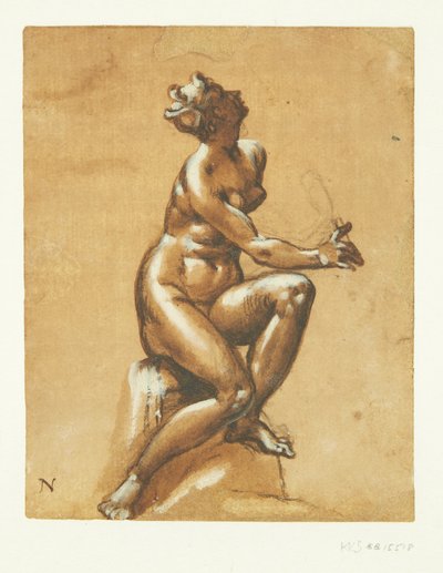 Figura femenina desnuda de Ubekendt