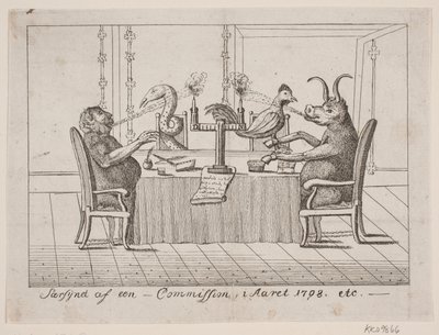 La visión de una comisión en el año 1798 de Ubekendt
