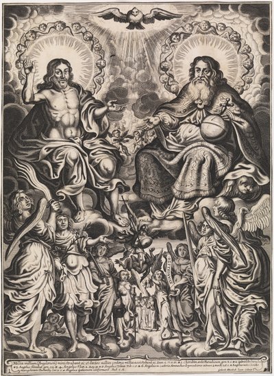 La Trinidad. Rodeada de ángeles de Ubekendt
