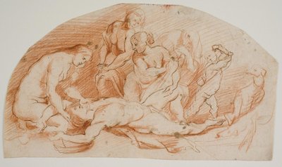 Venus lamentando la muerte de Adonis de Ubekendt