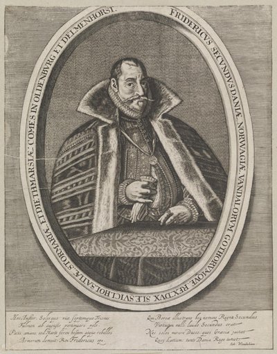 Federico II, Rey de Dinamarca y Noruega de Ubekendt 1600 tallet