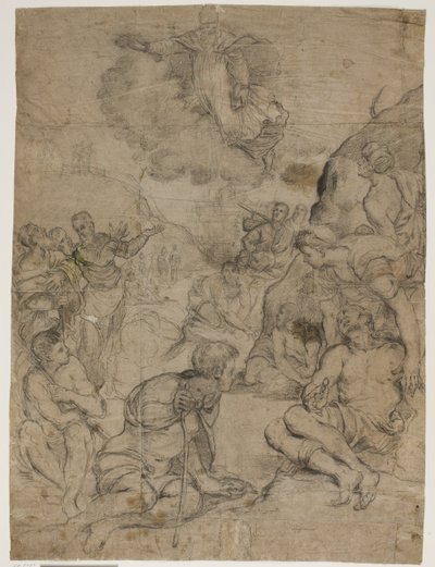 San Agustín curando a los paralíticos, después de la pintura de Tintoretto en el Museo Cívico, Vicenza de Ubekendt Ubekendt
