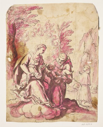 Visión de San Antonio de Padua de Ubekendt Ubekendt