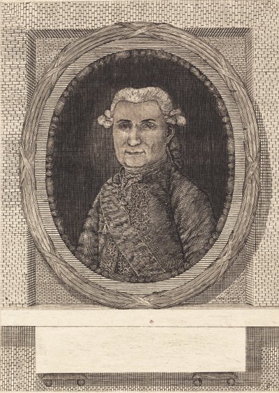Retrato inacabado de Ove Høegh-Guldberg de Ubekendt dansk sidste halvdel af 1700 tallet