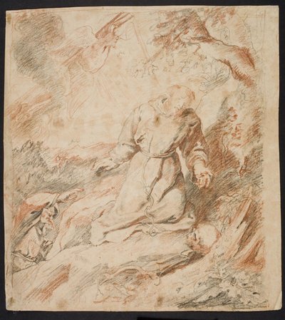 La estigmatización de San Francisco de Ubekendt efter Peter Paul Rubens