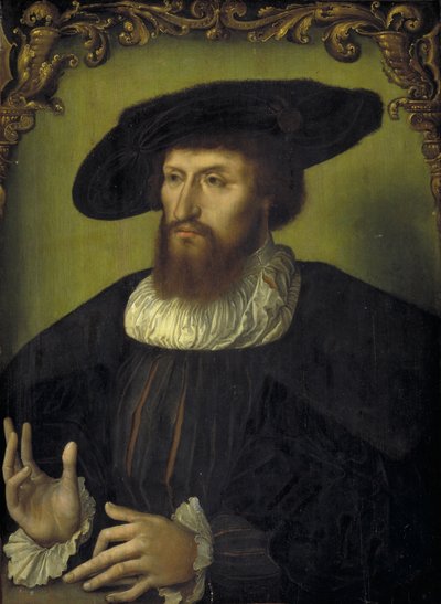 Retrato del rey danés Christian II de Ubekendt nederlandsk første fjerdedel af 1500 tallet