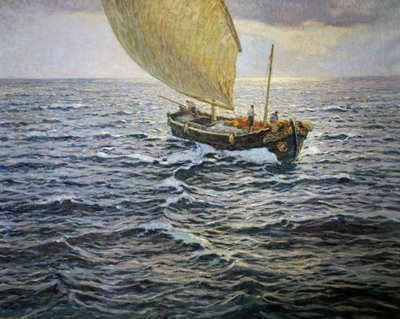 La hora de plata, de Ugo Flumiani (1876-1938), óleo de Ugo Flumiani