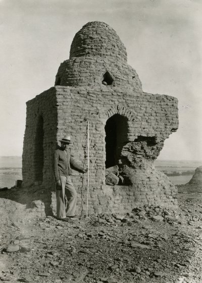 Gran Tumba, necrópolis, Qasr Ibrim, Egipto, fotografía de Ugo Monneret de Villard de Ugo Monneret de Villard