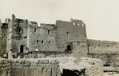 Monasterio de San Simeón tras su restauración, Asuán, Egipto, fotografía de Ugo Monneret de Villard de Ugo Monneret de Villard