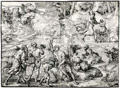 El sacrificio de Abraham, 1516-1518, 1937 de Ugo da Carpi