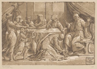 Cristo ungido por María Magdalena de Ugo da Carpi