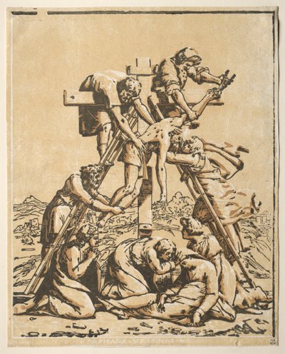 Descenso de la Cruz de Ugo da Carpi