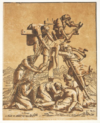 El descenso de la Cruz de Ugo da Carpi