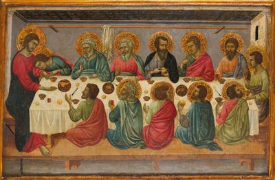 La última cena, ca. 1325-30 de Ugolino da Siena