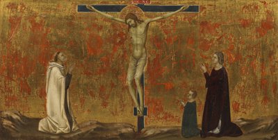 Cristo crucificado con donantes de Ugolino di Nerio
