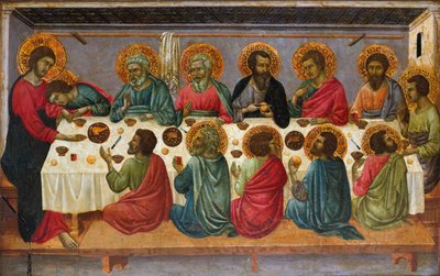 La Última Cena, 1310-1315 de Ugolino di Nerio