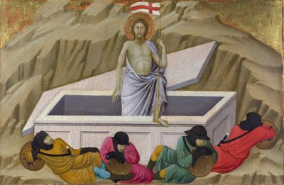 La resurrección (De la Basílica de Santa Croce, Florencia) de Ugolino di Nerio