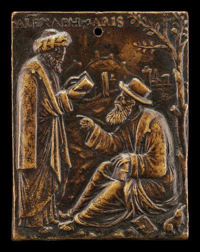 Aristóteles y Alejandro de Afrodisias, principios del siglo XVI de Ulocrino