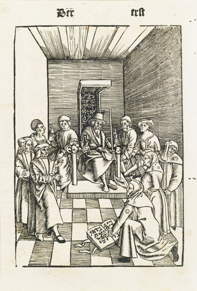 Juramento judío del Laienspiegel, Augsburgo, 1509 de Ulrich Tengler
