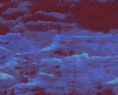Misteriosas olas azules de Uma Gokhale