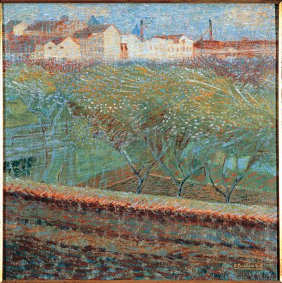Tarde de abril, por Umberto Boccioni de Umberto Boccioni