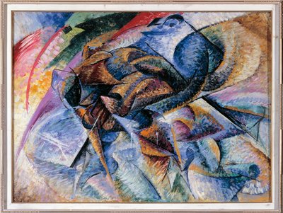 Dinamismo de un ciclista de Umberto Boccioni