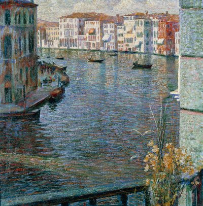 El Gran Canal en Venecia de Umberto Boccioni