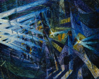 Le Forze di una Strada, 1911 de Umberto Boccioni