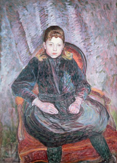 retrato de un joven niña de Umberto Boccioni