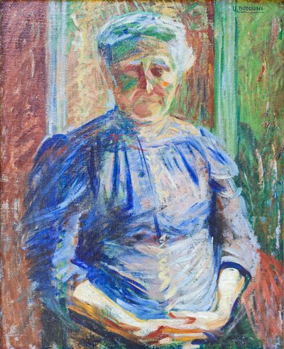 Retrato de la madre de Umberto Boccioni
