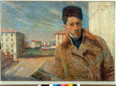 Autorretrato de Umberto Boccioni