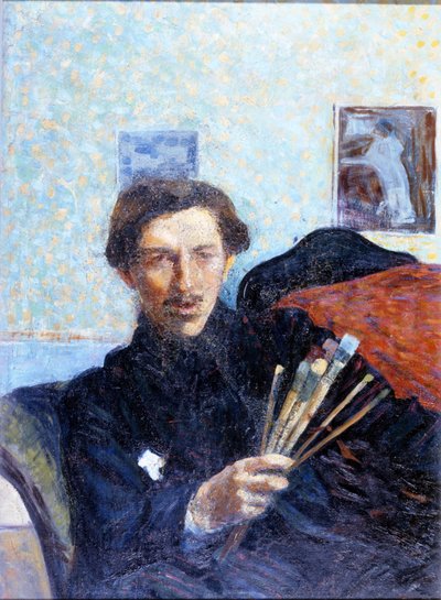 Autorretrato de Umberto Boccioni en 1908. Pinacoteca di Brera Milán de Umberto Boccioni