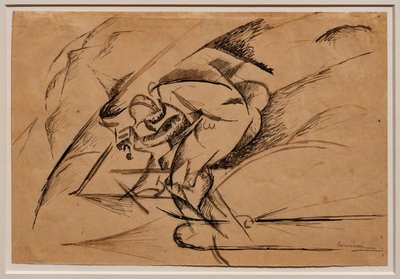 Estudios para el dinamismo de un ciclista de Umberto Boccioni