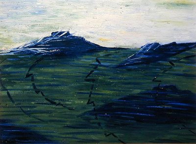 Estudio para Cosas que se Mueven de Umberto Boccioni