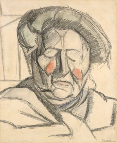 La madre del artista, 1915 de Umberto Boccioni