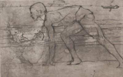 El atleta, 1907 de Umberto Boccioni