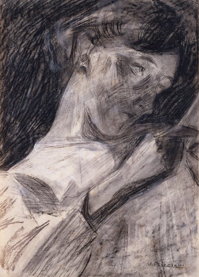 Joven Leyendo Ines de Umberto Boccioni