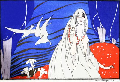 Las mil y una noches (impresión en pochoir) de Umberto Brunelleschi